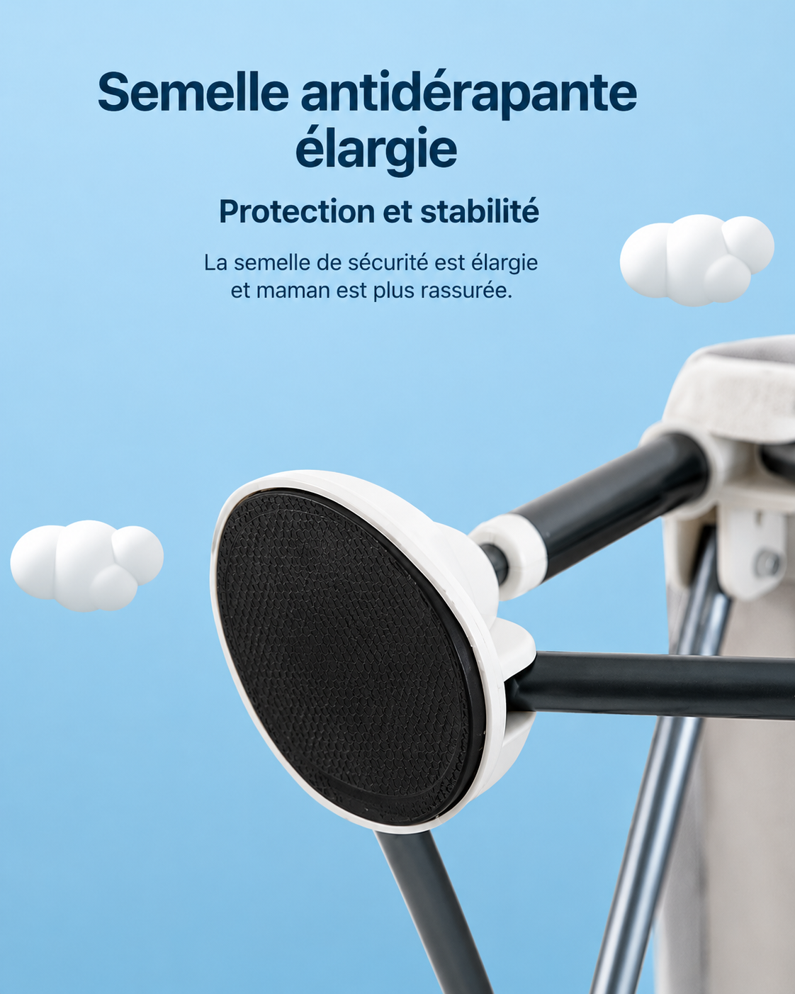 Chaise Bébé Portable Pliable avec Tablette