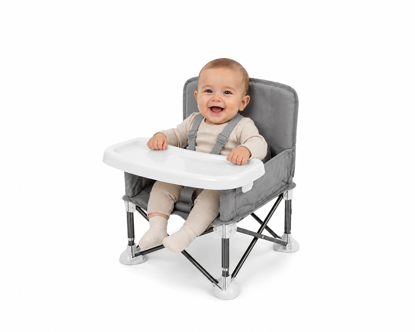 Chaise Bébé Portable Pliable avec Tablette
