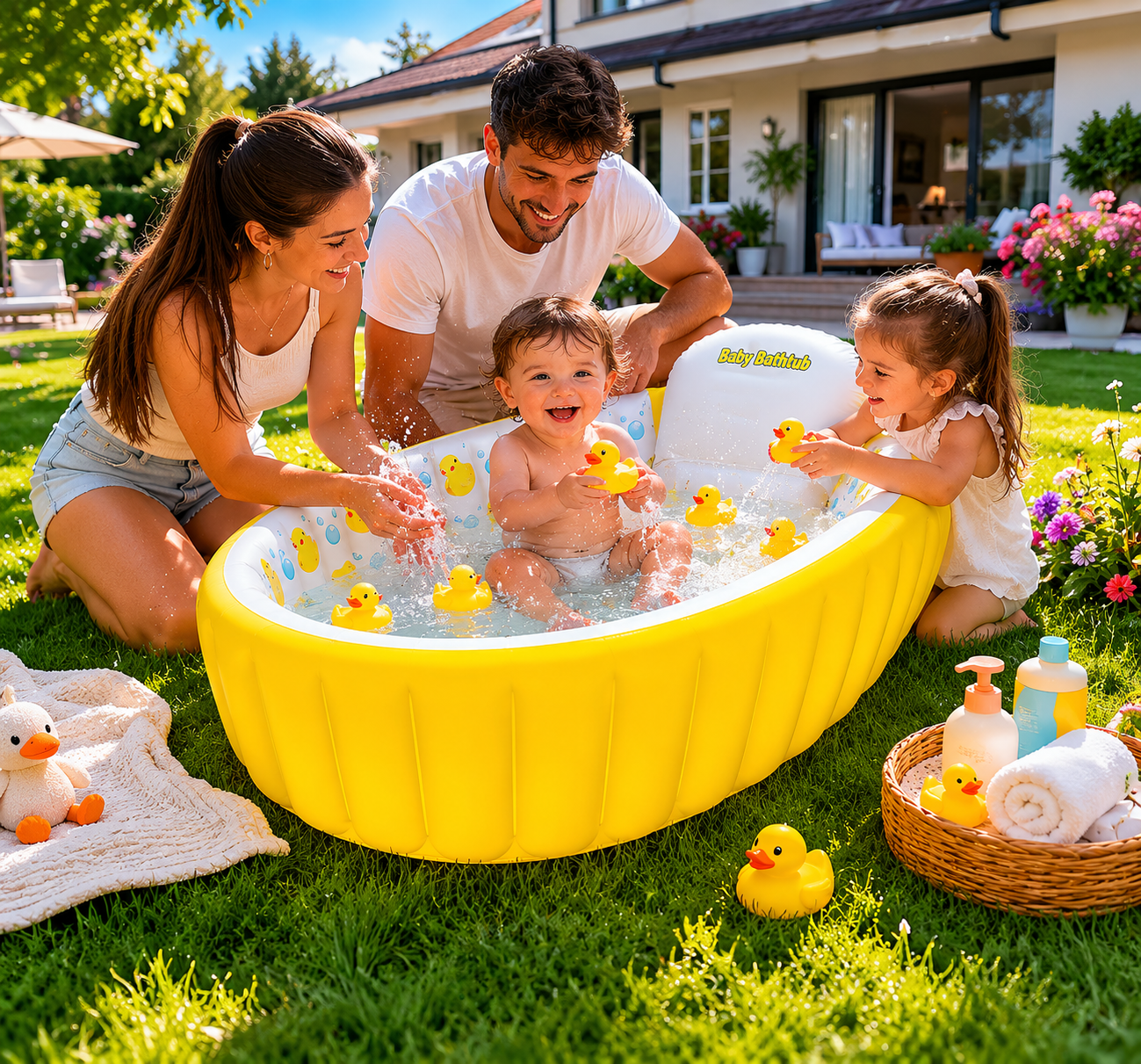 Baignoire Gonflable Bébé Portable