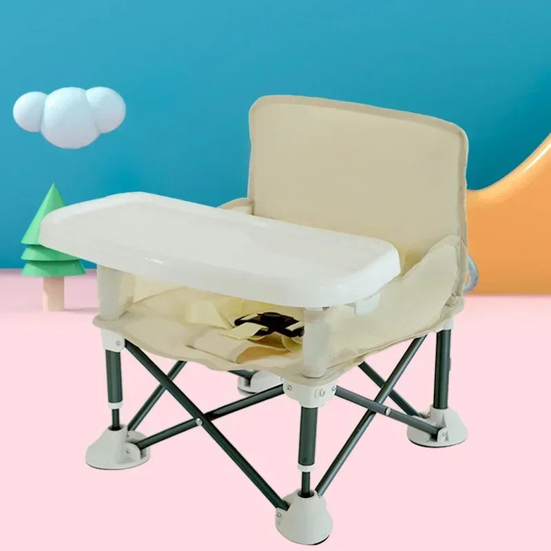 Chaise Bébé Portable Pliable avec Tablette