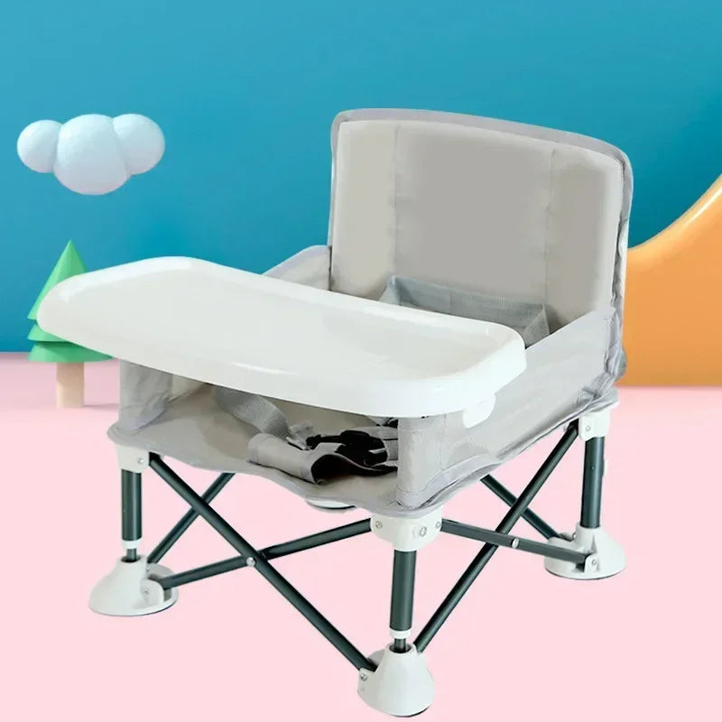 Chaise Bébé Portable Pliable avec Tablette